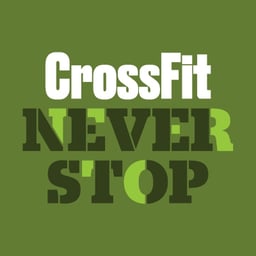 CrossFit Never Stop logo